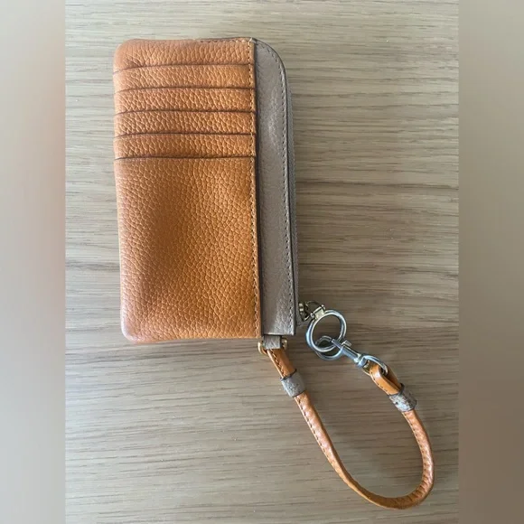 Tory Burch PERRY BOMBÉ COLOR-BLOCK TOP-ZIP CARD CASE - Picture 5 of 13